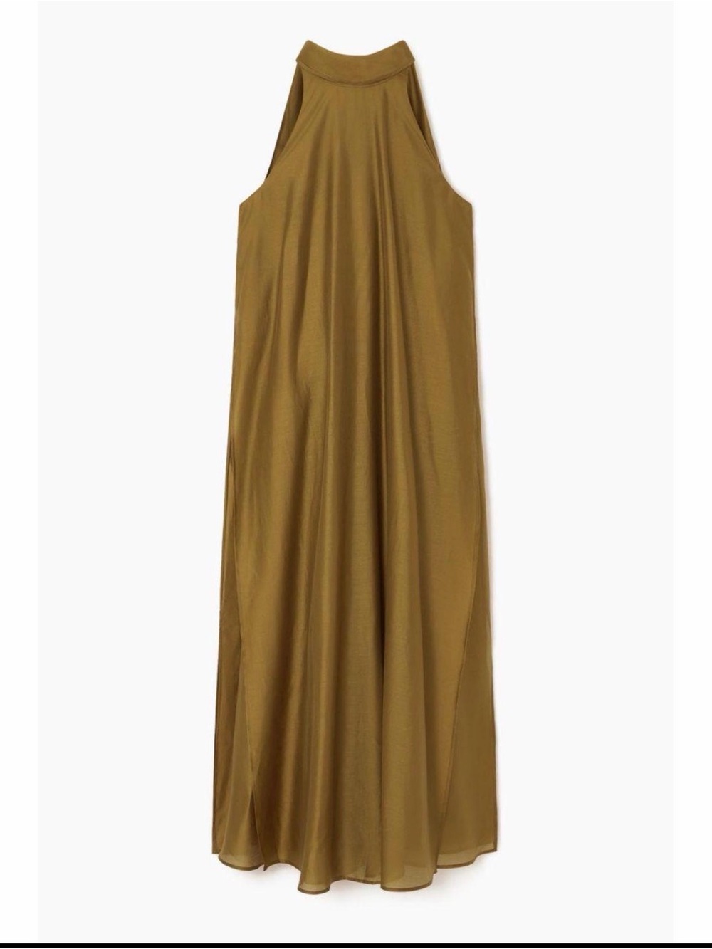 COS Halterneck A-Line Maxi Dress - Picture 4 of 10